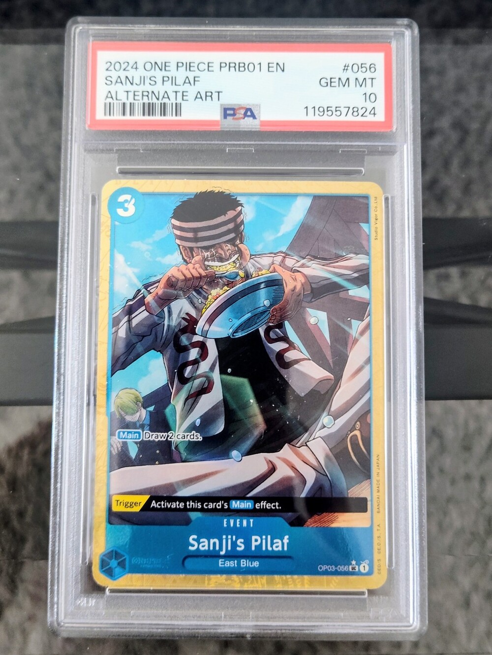 Graded PSA 10 2024 One Piece PRB01 Sanji's Pilaf (Alternate Art)